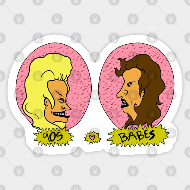 90s Babes Sticker by Flowersintheradiator